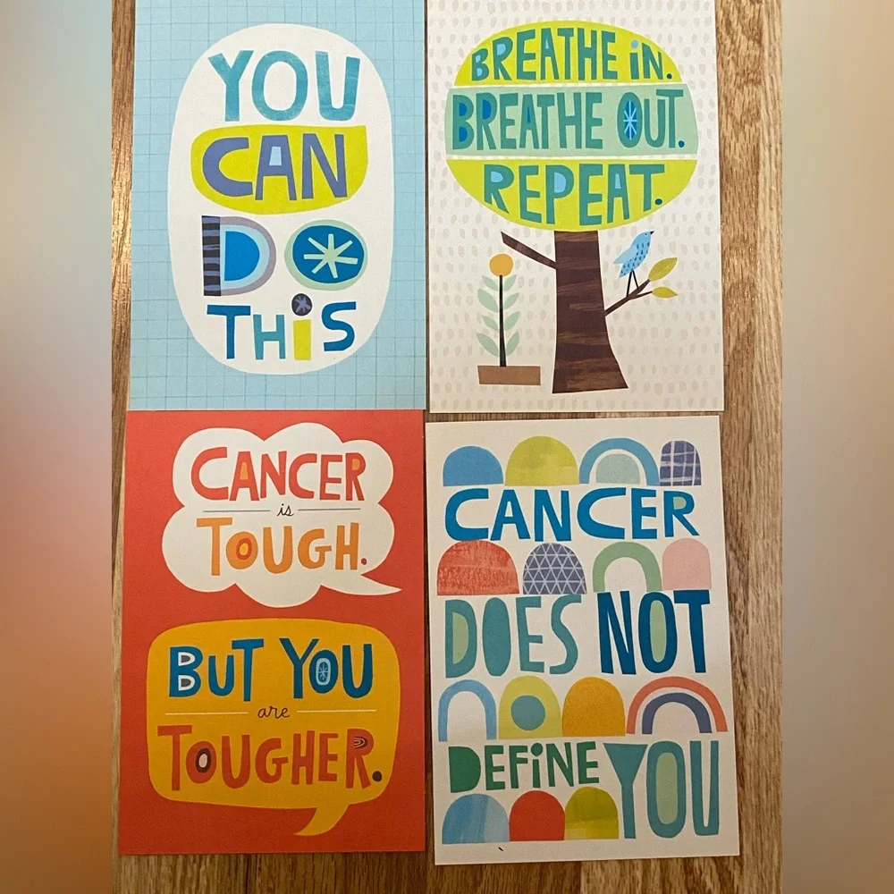 Cancer Inspirational Cards Hallmark New
